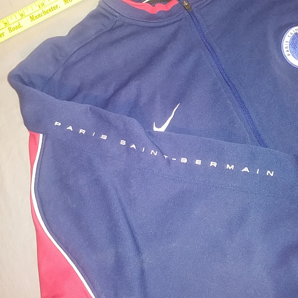 NIKE PULL OVER POLO 1970 PARIS SAINT GERMAIN #1 - Picture 2 of 6